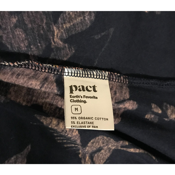 Pact Organic Cotton Helena Fit & Flare Crossback Mini Dress - Size Medium - Picture 9 of 10